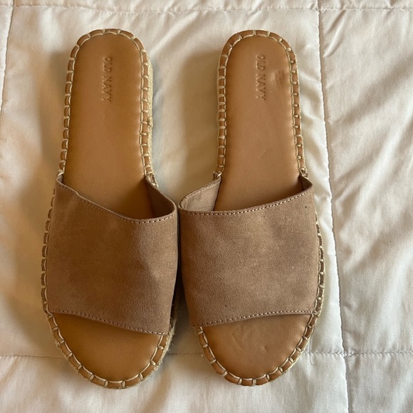 NEW, NEVER WORN - Old Navy Suede Sandals - Picture 3 of 6